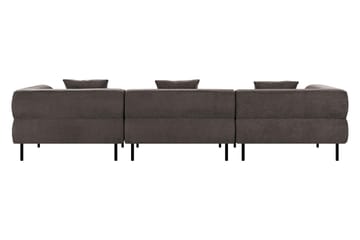 Stratham 3-seters Modulsofa Divan Venstre - Grå - Møbler - Sofaer - Modulsofaer - Komplett modulsofa