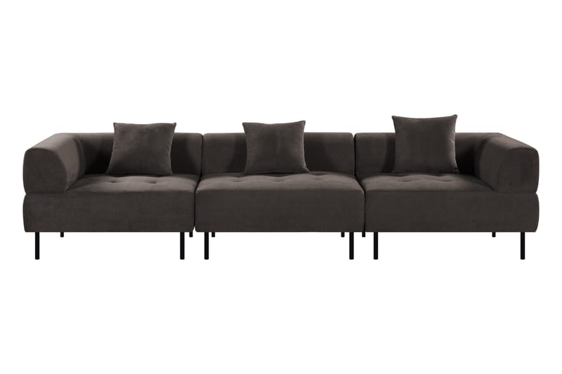 Stratham 3-seters Modulsofa - Grå - Møbler - Sofaer - Modulsofaer - Komplett modulsofa
