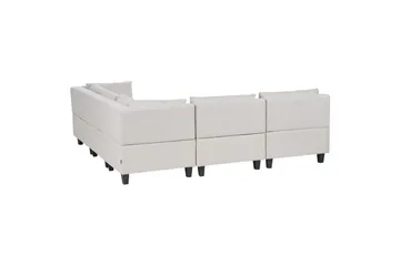 Komplett modulsoffa Beige, Black - Møbler - Sofaer - Modulsofaer - Komplett modulsofa