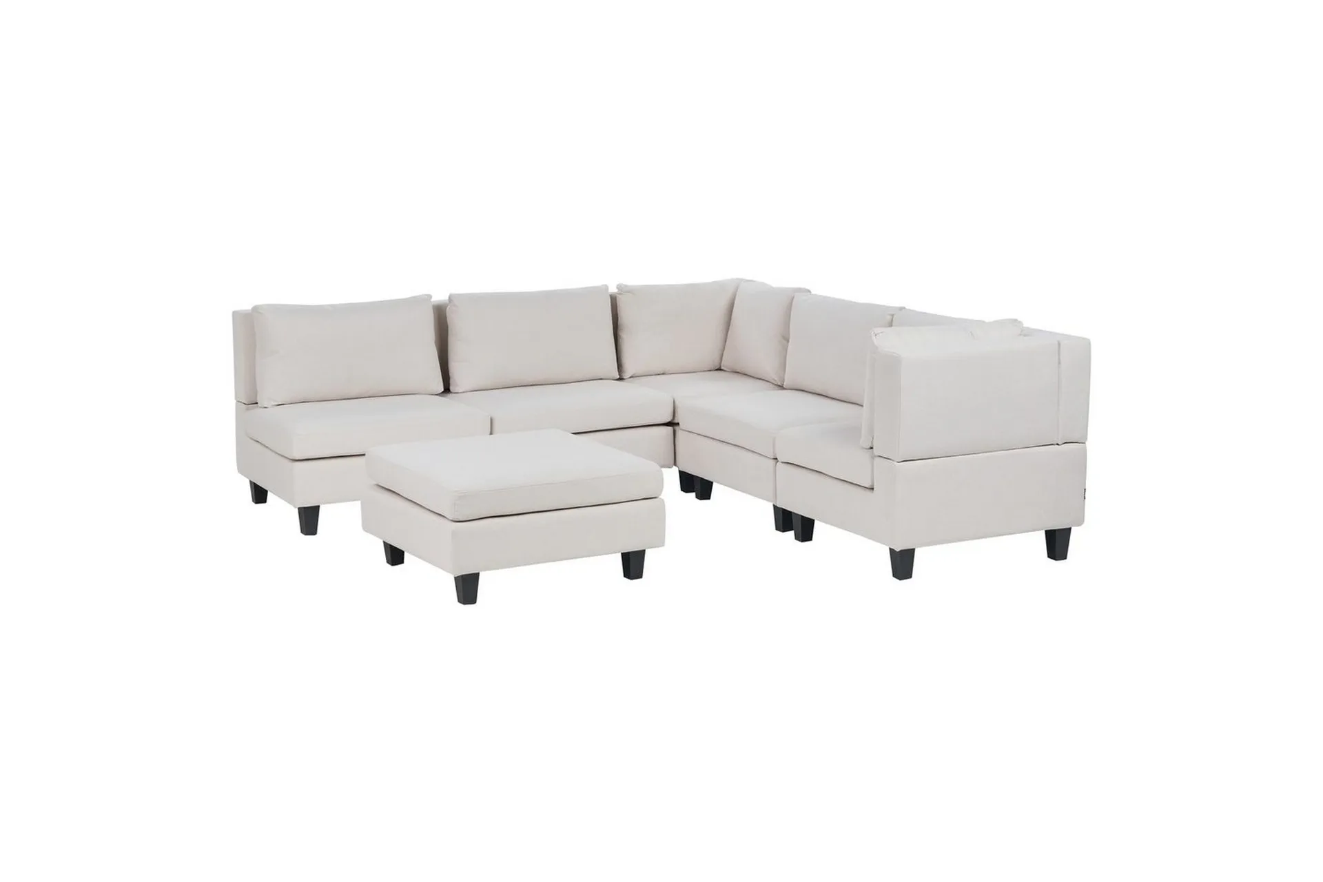 Komplett modulsoffa Beige, Black -