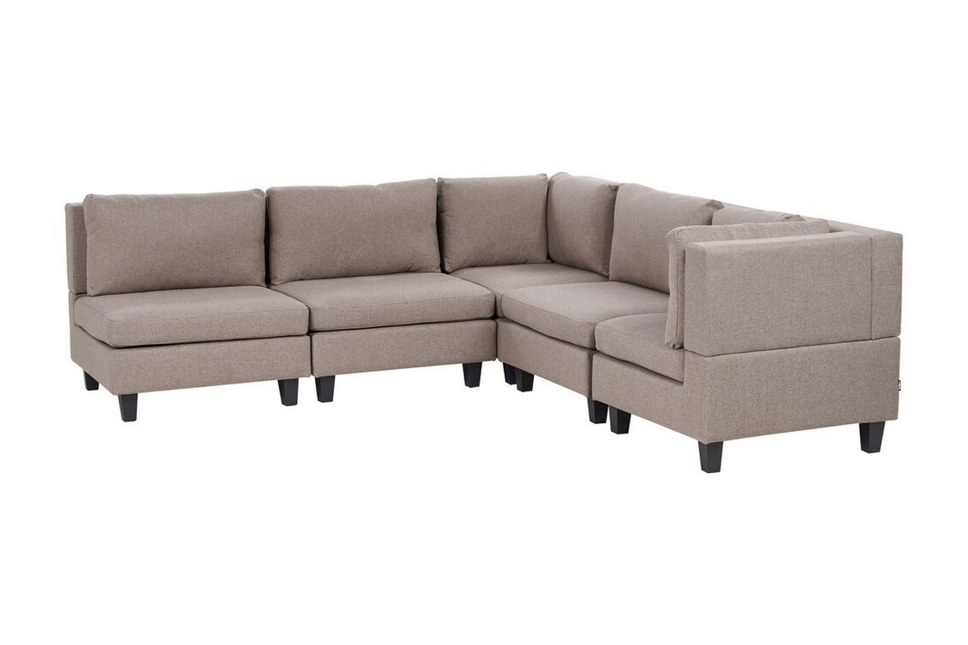 Komplett modulsoffa Brun, Svart -