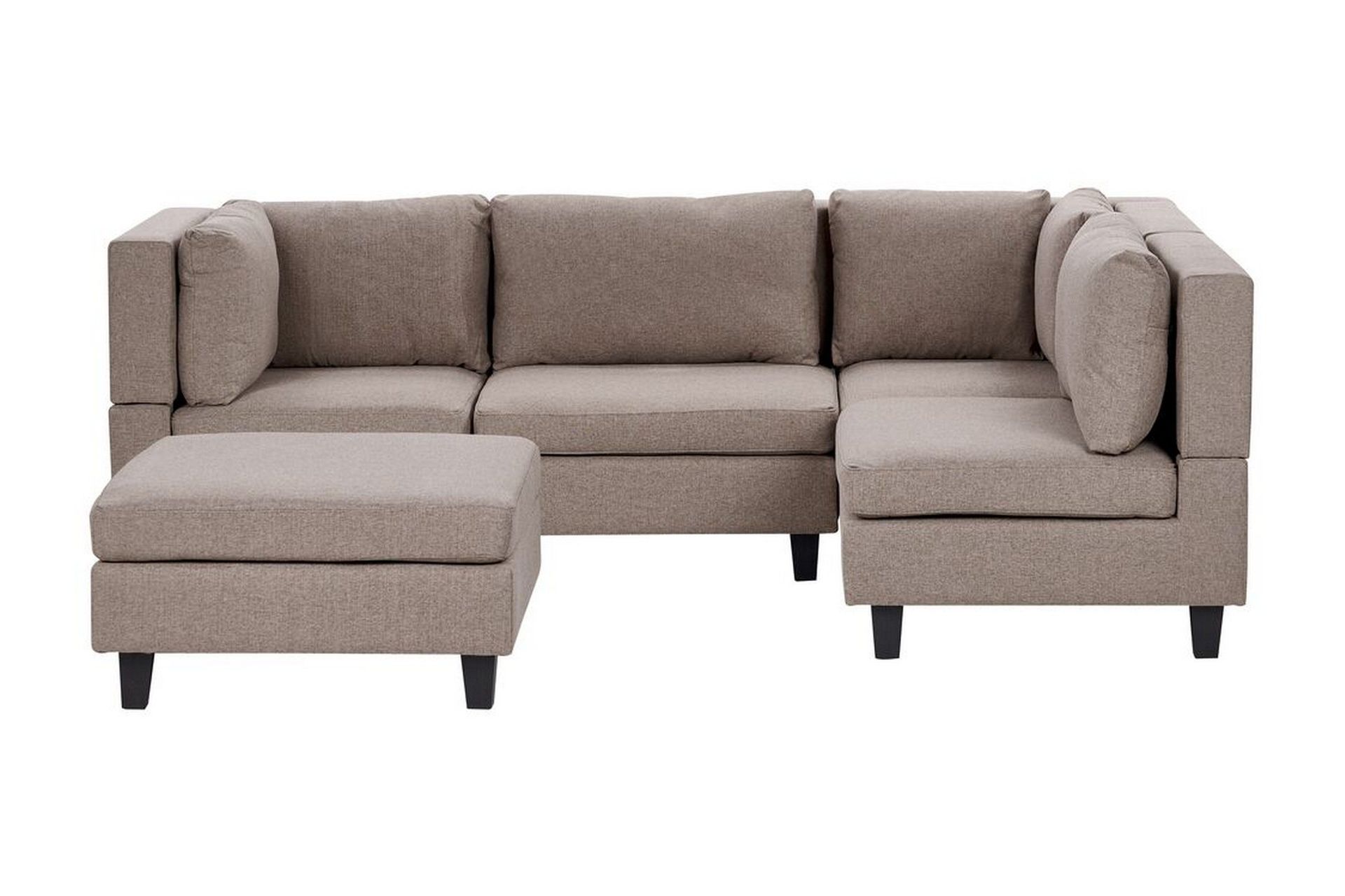 Komplett modulsoffa Brun, Svart -