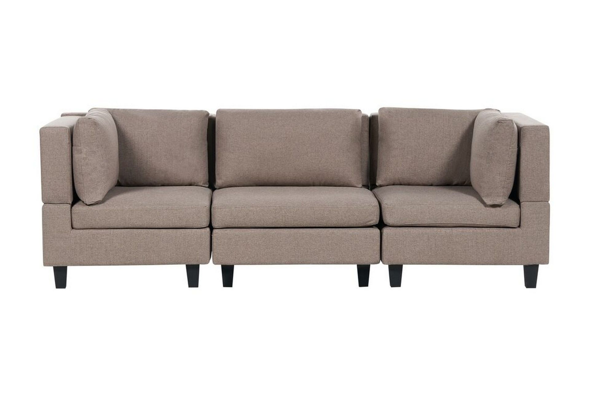 Komplett modulsoffa Brun, Svart -