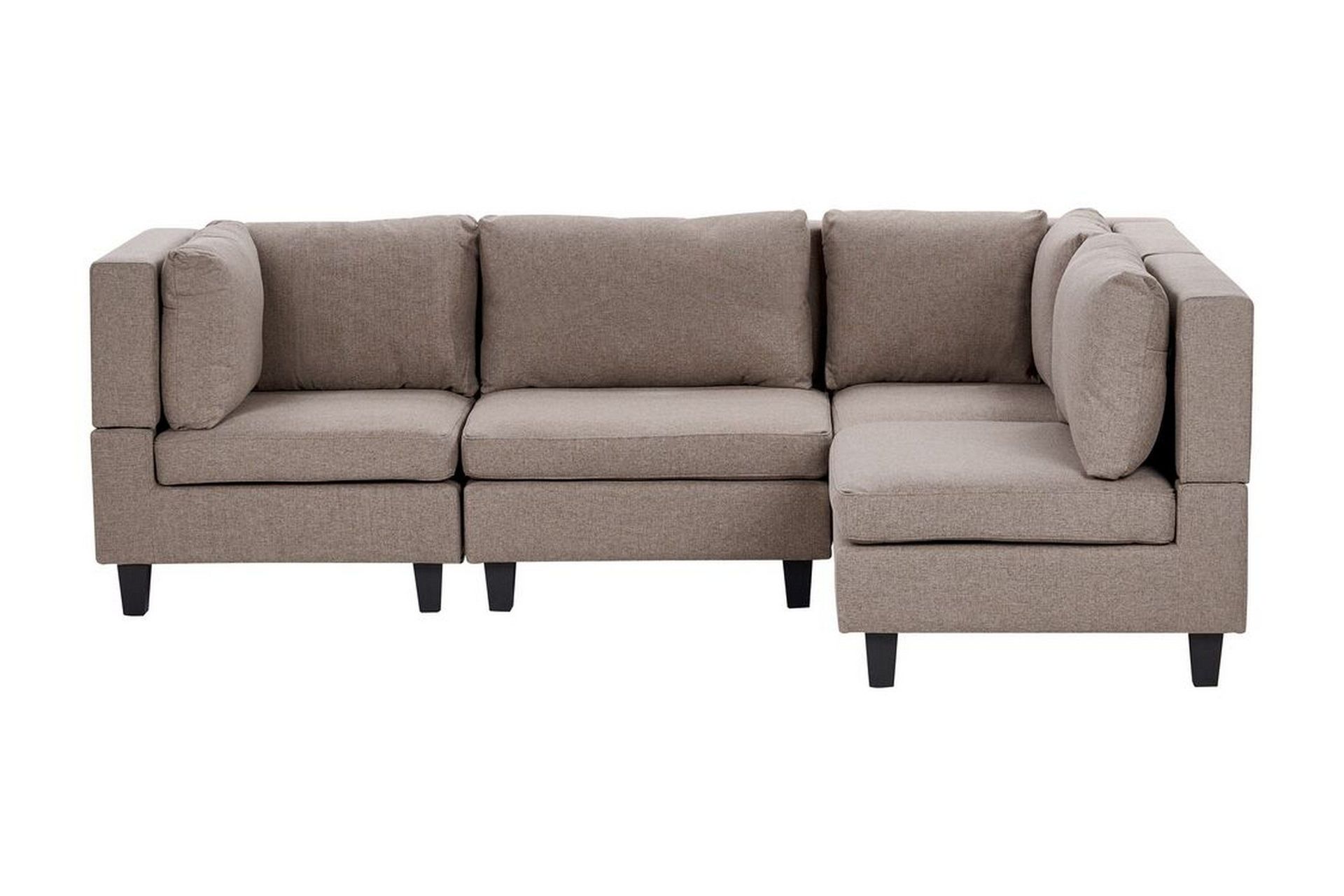 Komplett modulsoffa Brun, Svart -