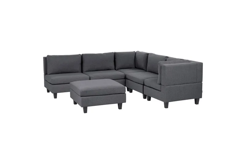 Komplett modulsoffa Grå - Møbler - Sofaer - Modulsofaer - Komplett modulsofa