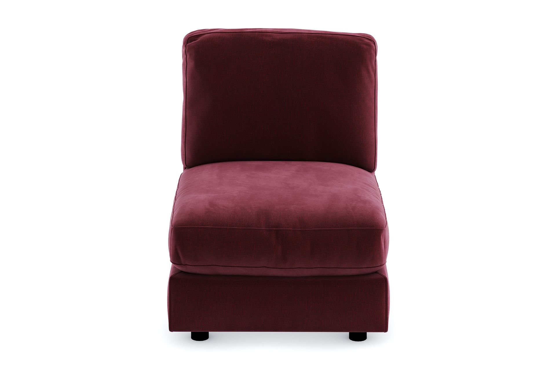 Arken 1-seters Midtmodul i Fløyel 70 cm bred - Lilla - Møbler - Sofaer - Modulsofaer - Midtmodul