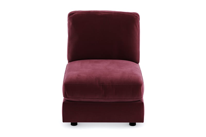 Arken 1-seters Midtmodul i Fløyel 70 cm bred - Lilla - Møbler - Sofaer - Modulsofaer - Midtmodul