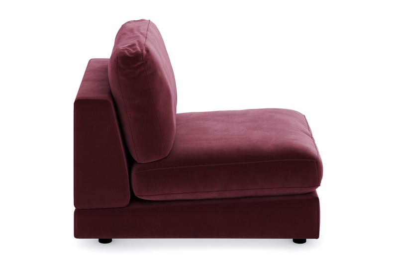 Arken 1-seters Midtmodul i Fløyel 70 cm bred - Lilla - Møbler - Sofaer - Modulsofaer - Midtmodul