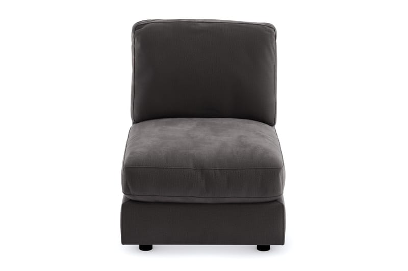 Arken 1-seters Midtmodul i Fløyel 70 cm bred - Mørk grå - Møbler - Sofaer - Modulsofaer - Midtmodul