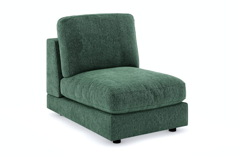 Arken 1-seters Midtmodul i Fløyel 70 cm bred - Mørk grønn - Møbler - Sofaer - Modulsofaer - Midtmodul