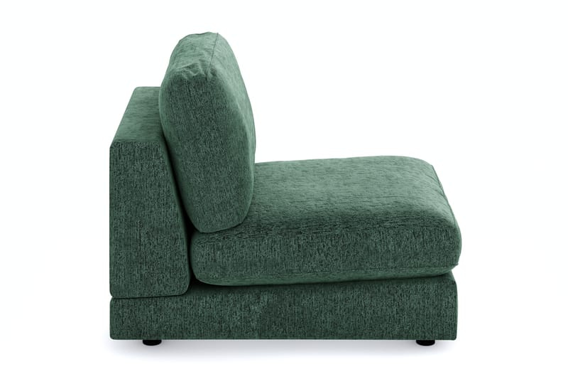 Arken 1-seters Midtmodul i Fløyel 70 cm bred - Mørk grønn - Møbler - Sofaer - Modulsofaer - Midtmodul