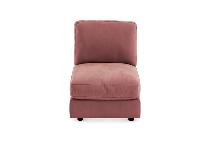 Arken 1-seters Midtmodul i Fløyel 70 cm bred - Rosa - Møbler - Sofaer - Modulsofaer - Midtmodul