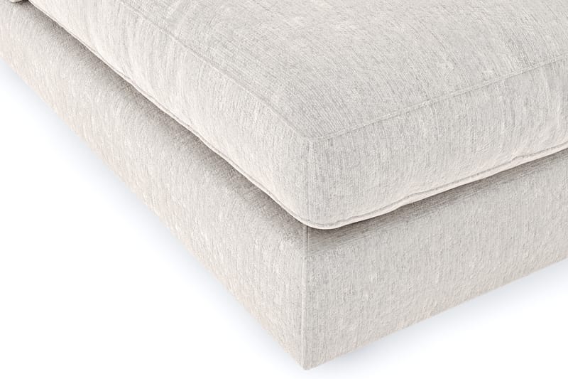 Arken 1-seters Midtmodul i Fløyel 90 cm bred - Kremhvit - Møbler - Sofaer - Modulsofaer - Midtmodul