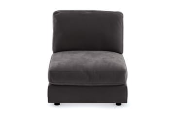 Arken 1-seters Midtmodul i Fløyel 90 cm bred - Mørk grå - Møbler - Sofaer - Modulsofaer - Midtmodul