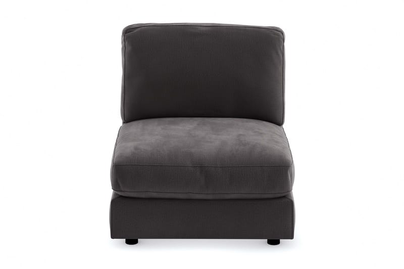 Arken 1-seters Midtmodul i Fløyel 90 cm bred - Mørk grå - Møbler - Sofaer - Modulsofaer - Midtmodul