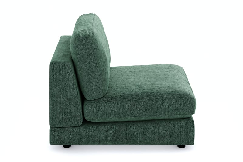Arken 1-seters Midtmodul i Fløyel 90 cm bred - Mørk grønn - Møbler - Sofaer - Modulsofaer - Midtmodul