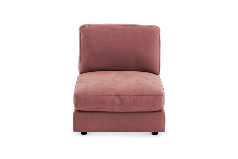 Arken 1-seters Midtmodul i Fløyel 90 cm bred - Rosa - Møbler - Sofaer - Modulsofaer - Midtmodul