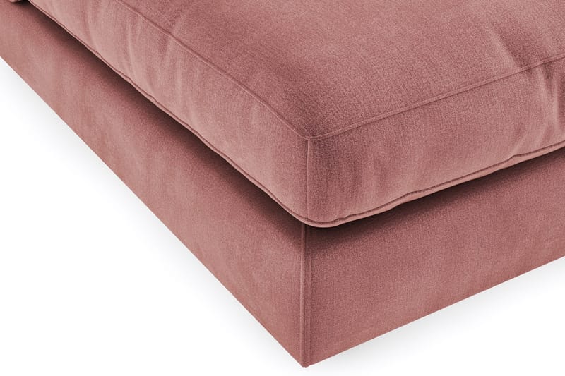 Arken 1-seters Midtmodul i Fløyel 90 cm bred - Rosa - Møbler - Sofaer - Modulsofaer - Midtmodul