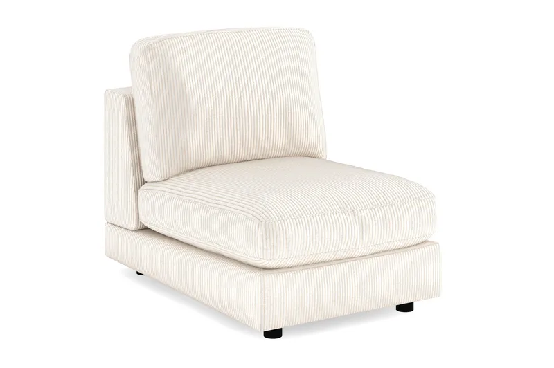Arken 1-seters Midtmodul i Manchester 70 cm bred - Beige - Møbler - Sofaer - Modulsofaer - Midtmodul