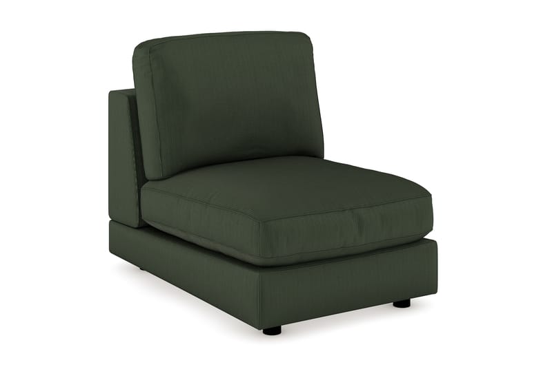 Arken 1-seters Midtmodul i Manchester 70 cm bred - Mørk grønn - Møbler - Sofaer - Modulsofaer - Midtmodul
