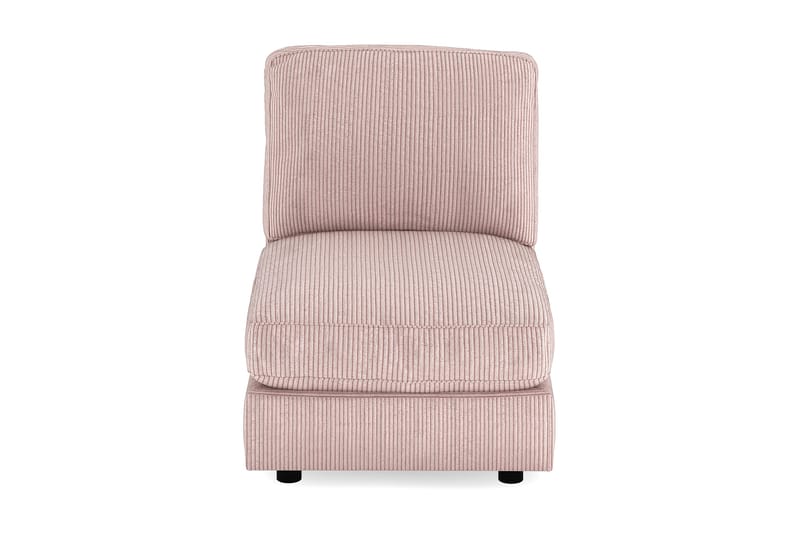 Arken 1-seters Midtmodul i Manchester 70 cm bred - Rosa - Møbler - Sofaer - Modulsofaer - Midtmodul