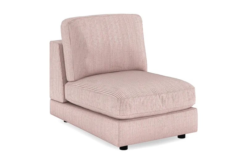Arken 1-seters Midtmodul i Manchester 70 cm bred - Rosa - Møbler - Sofaer - Modulsofaer - Midtmodul