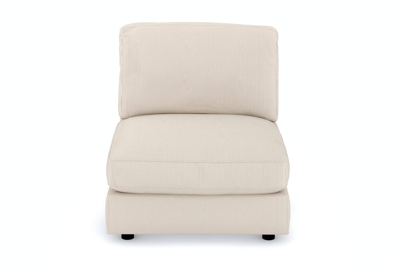Arken 1-seters Midtmodul i Manchester 90 cm bred - Beige - Møbler - Sofaer - Modulsofaer - Midtmodul