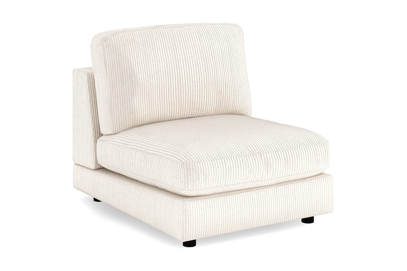 Arken 1-seters Midtmodul i Manchester 90 cm bred - Beige - Møbler - Sofaer - Modulsofaer - Midtmodul