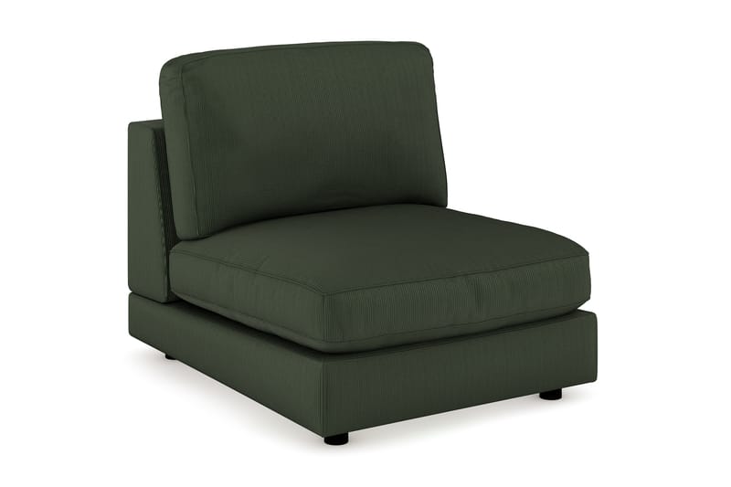 Arken 1-seters Midtmodul i Manchester 90 cm bred - Mørk grønn - Møbler - Sofaer - Modulsofaer - Midtmodul