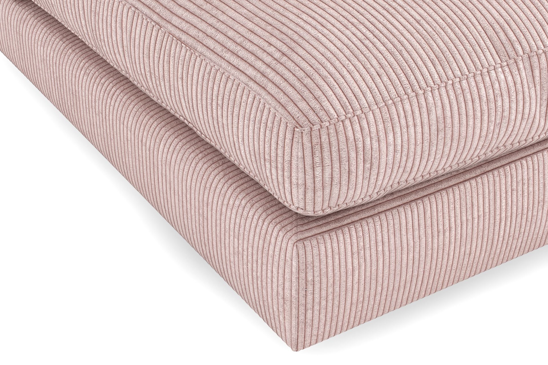 Arken 1-seters Midtmodul i Manchester 90 cm bred - Rosa - Møbler - Sofaer - Modulsofaer - Midtmodul