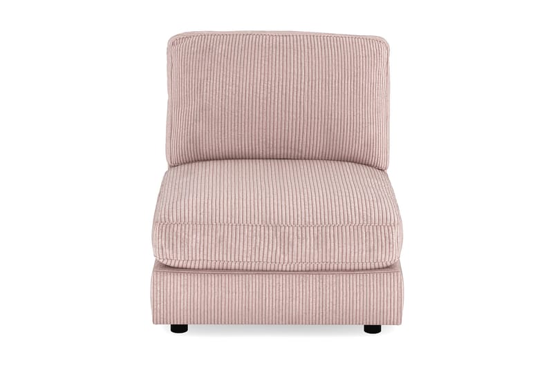 Arken 1-seters Midtmodul i Manchester 90 cm bred - Rosa - Møbler - Sofaer - Modulsofaer - Midtmodul