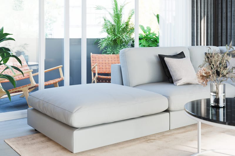 Arken 1-seters Midtmodul i Stoff 70 cm bred - Beige - Møbler - Sofaer - Modulsofaer - Midtmodul