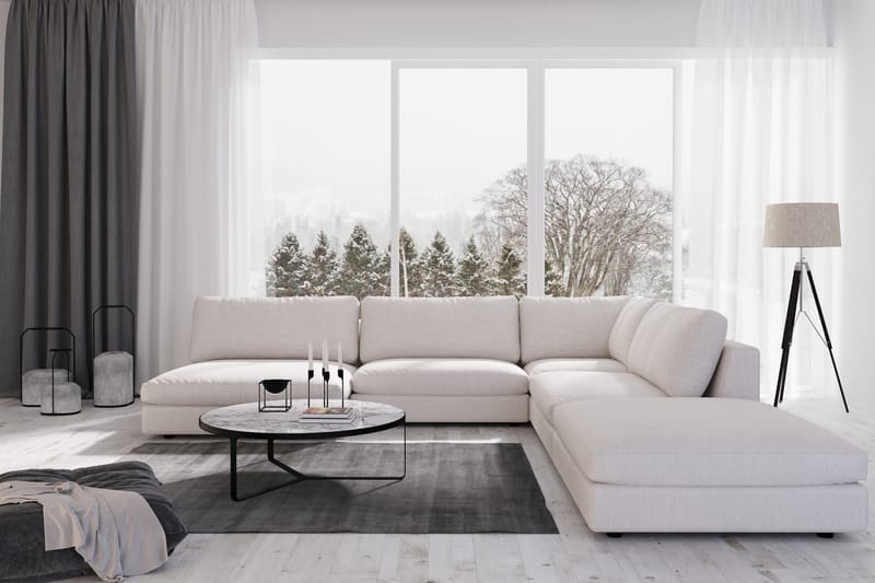 Arken 1-seters Midtmodul i Stoff 70 cm bred - Beige - Møbler - Sofaer - Modulsofaer - Midtmodul