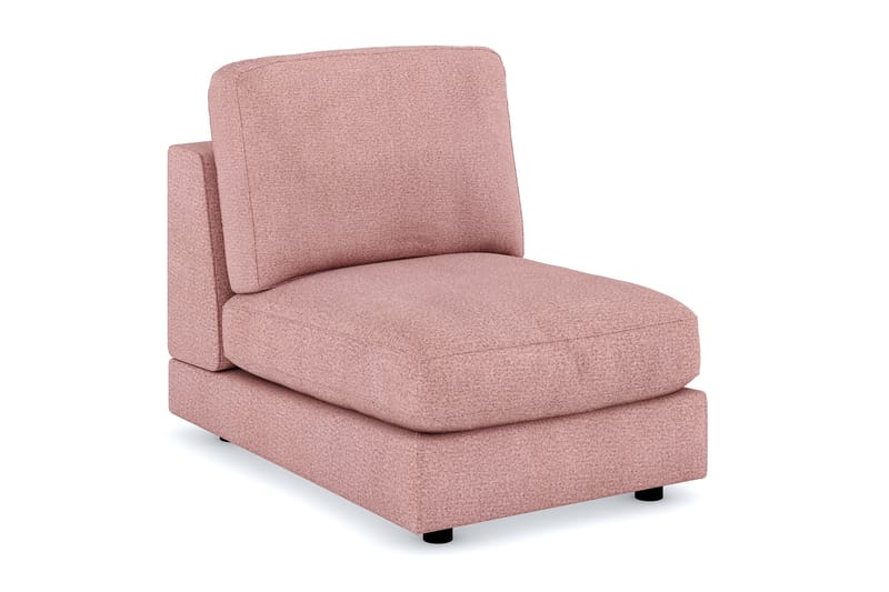 Arken 1-seters Midtmodul i Stoff 70 cm bred - Rosa - Møbler - Sofaer - Modulsofaer - Midtmodul