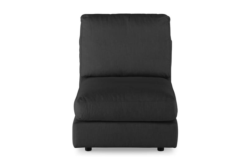 Arken 1-seters Midtmodul i Stoff 70 cm bred - Svart - Møbler - Sofaer - Modulsofaer - Midtmodul