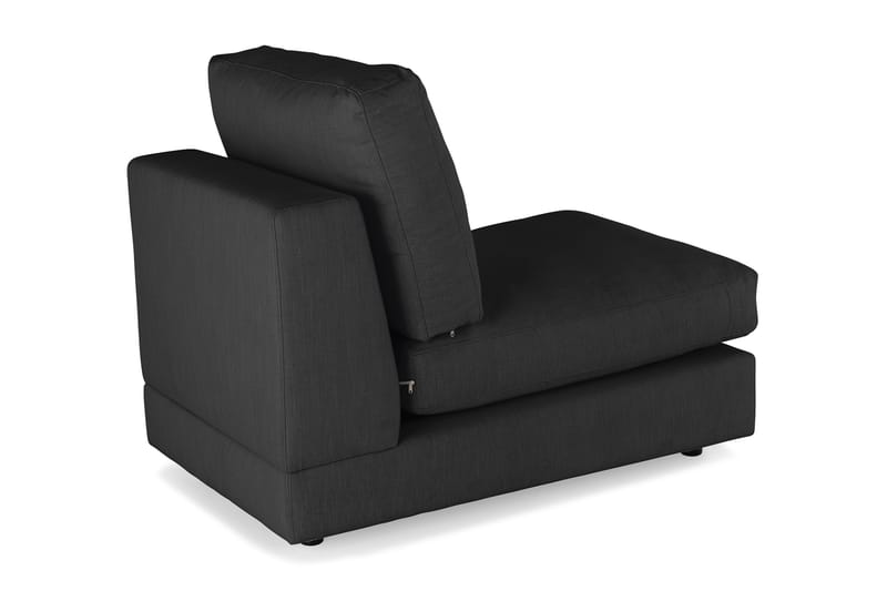Arken 1-seters Midtmodul i Stoff 70 cm bred - Svart - Møbler - Sofaer - Modulsofaer - Midtmodul