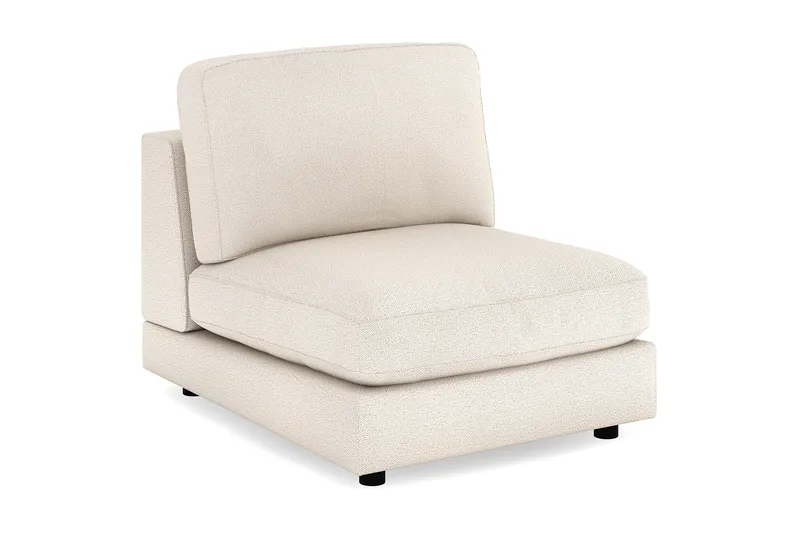 Arken 1-seters Midtmodul i Stoff 90 cm bred - Beige - Møbler - Sofaer - Modulsofaer - Midtmodul