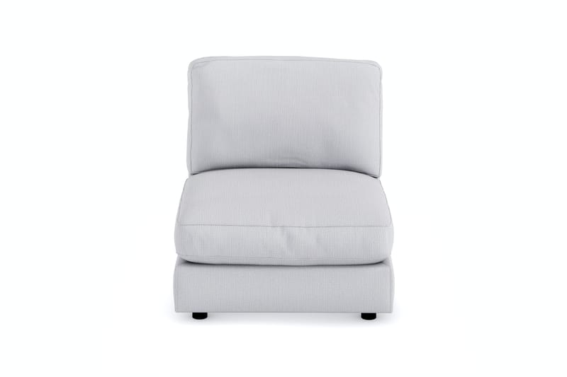 Arken 1-seters Midtmodul i Stoff 90 cm bred - Grå - Møbler - Sofaer - Modulsofaer - Midtmodul