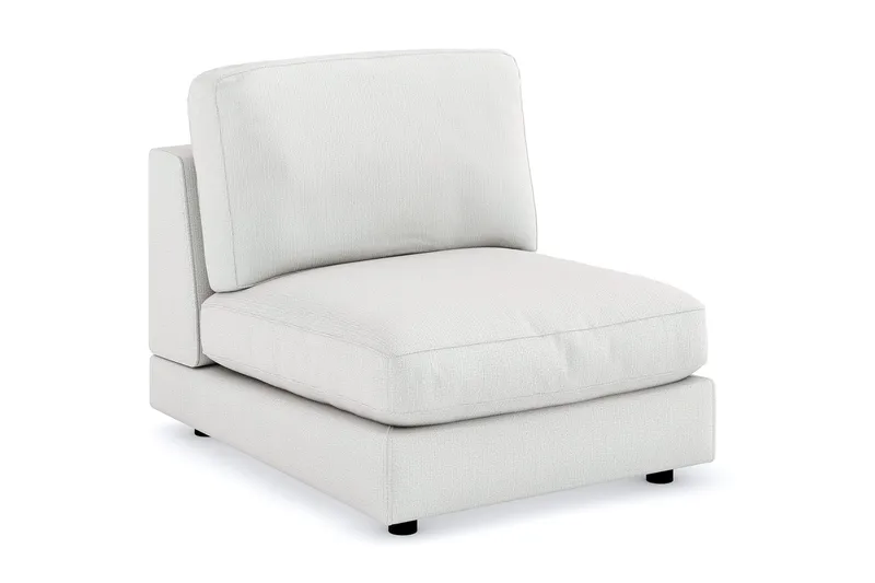 Arken 1-seters Midtmodul i Stoff 90 cm bred - Lys grå - Møbler - Sofaer - Modulsofaer - Midtmodul