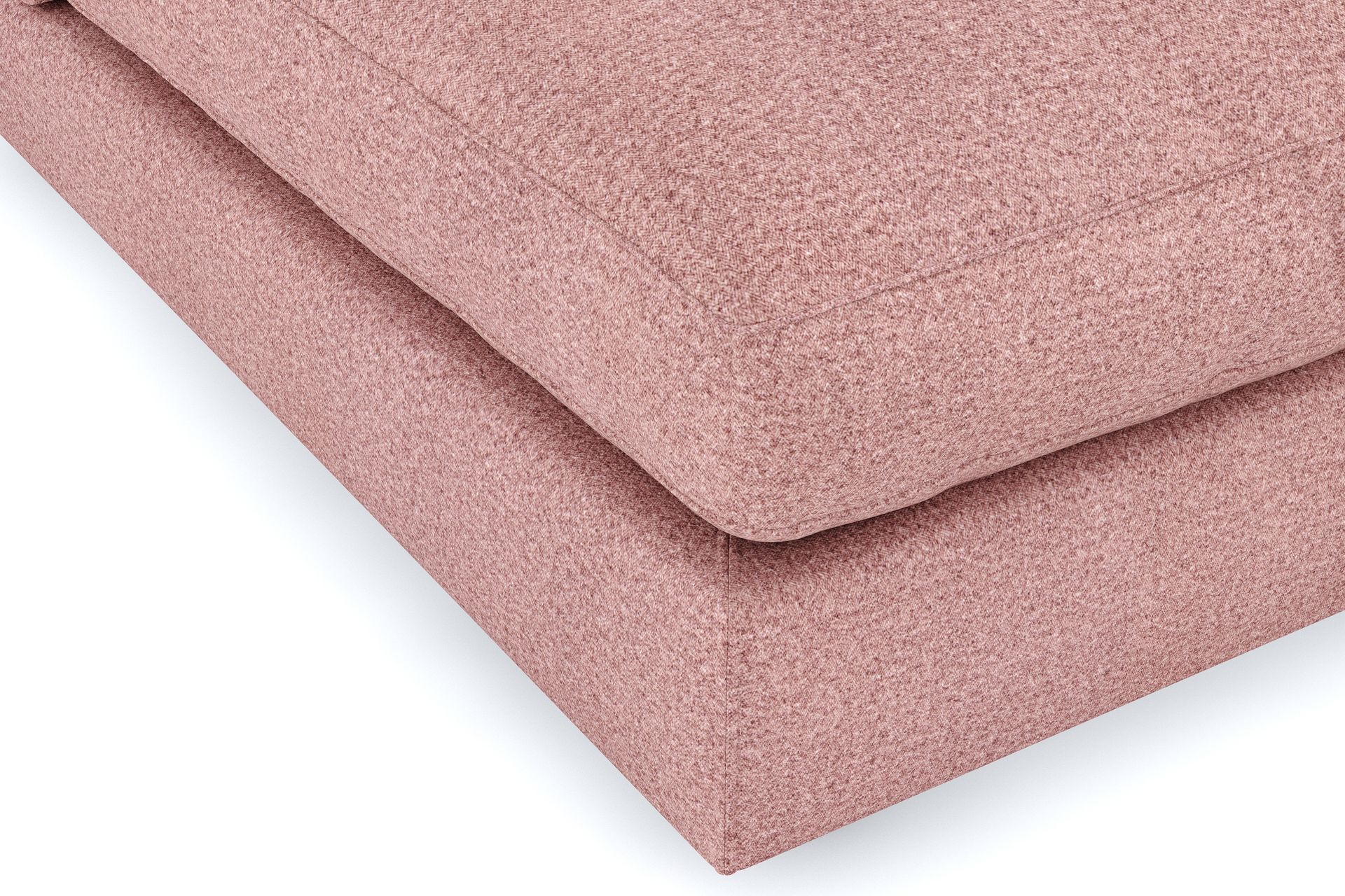 Arken 1-seters Midtmodul i Stoff 90 cm bred - Rosa - Møbler - Sofaer - Modulsofaer - Midtmodul