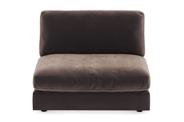 Arken 2-seters Midtmodul i Fløyel 120 cm bred - Brun - Møbler - Sofaer - Modulsofaer - Midtmodul