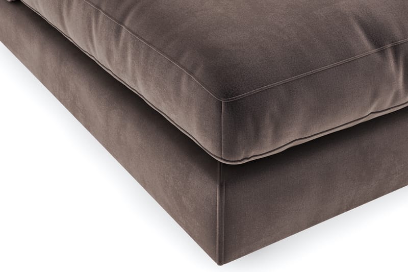 Arken 2-seters Midtmodul i Fløyel 120 cm bred - Brun - Møbler - Sofaer - Modulsofaer - Midtmodul