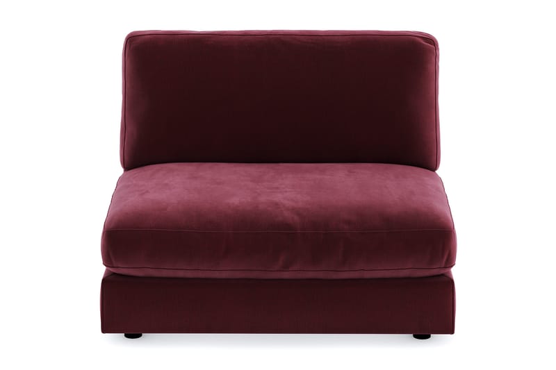 Arken 2-seters Midtmodul i Fløyel 120 cm bred - Lilla - Møbler - Sofaer - Modulsofaer - Midtmodul