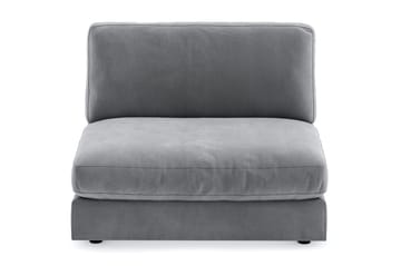 Arken 2-seters Midtmodul i Fløyel 120 cm bred - Lys grå - Møbler - Sofaer - Modulsofaer - Midtmodul