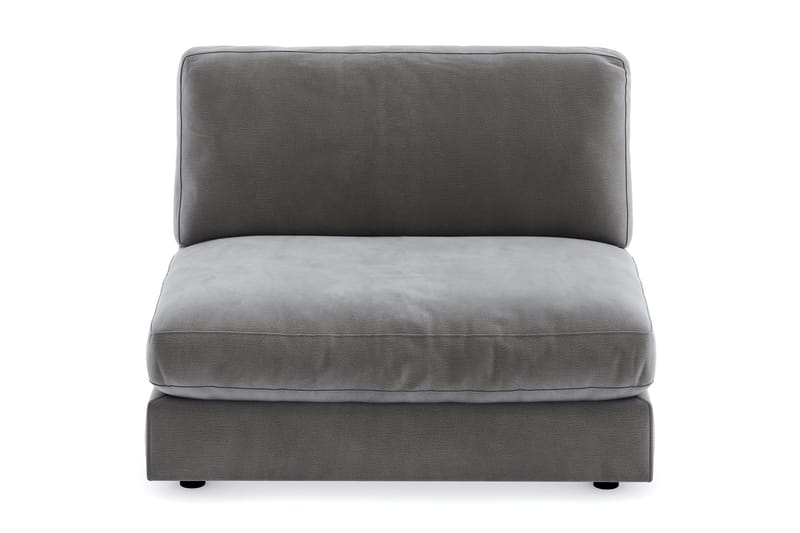 Arken 2-seters Midtmodul i Fløyel 120 cm bred - Mørk grå - Møbler - Sofaer - Modulsofaer - Midtmodul