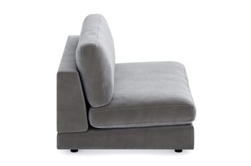 Arken 2-seters Midtmodul i Fløyel 120 cm bred - Mørk grå - Møbler - Sofaer - Modulsofaer - Midtmodul