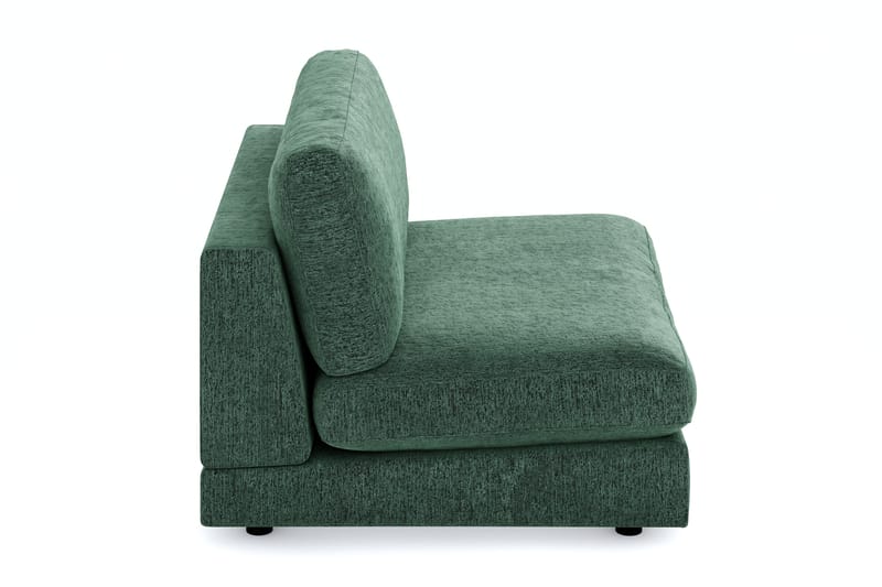 Arken 2-seters Midtmodul i Fløyel 120 cm bred - Mørk grønn - Møbler - Sofaer - Modulsofaer - Midtmodul