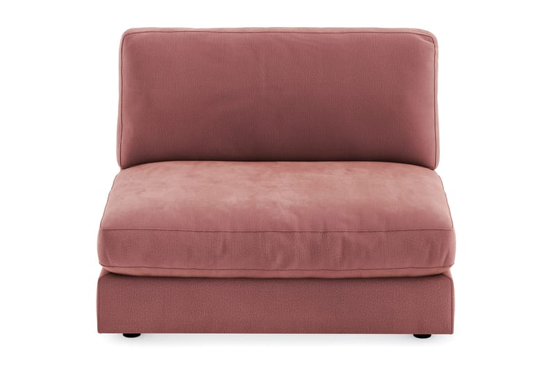Arken 2-seters Midtmodul i Fløyel 120 cm bred - Rosa - Møbler - Sofaer - Modulsofaer - Midtmodul