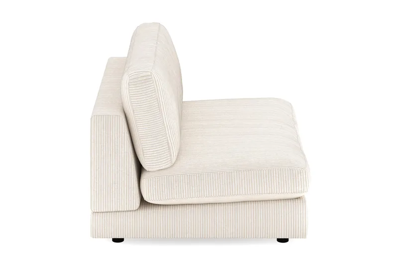 Arken 2-seters Midtmodul i Manchester 120 cm bred - Beige - Møbler - Sofaer - Modulsofaer - Midtmodul