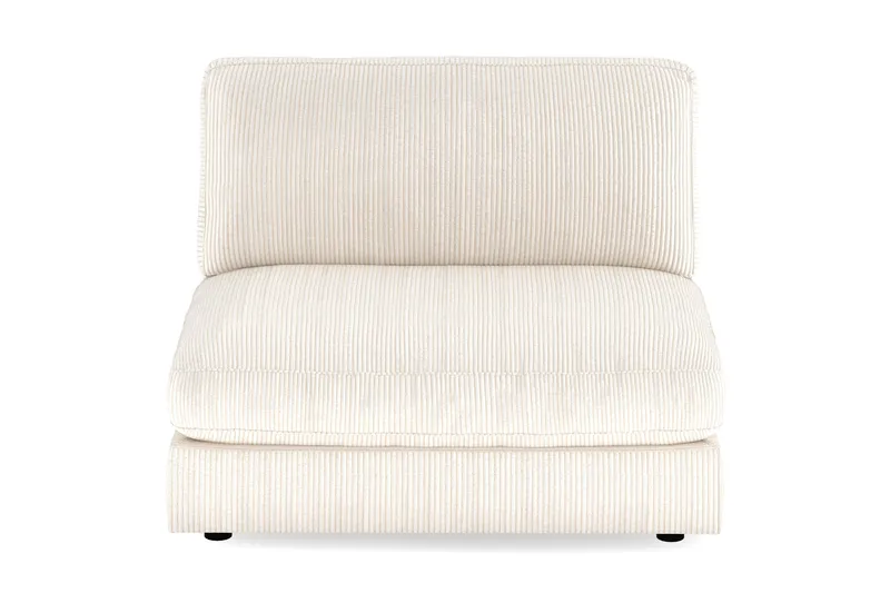 Arken 2-seters Midtmodul i Manchester 120 cm bred - Beige - Møbler - Sofaer - Modulsofaer - Midtmodul